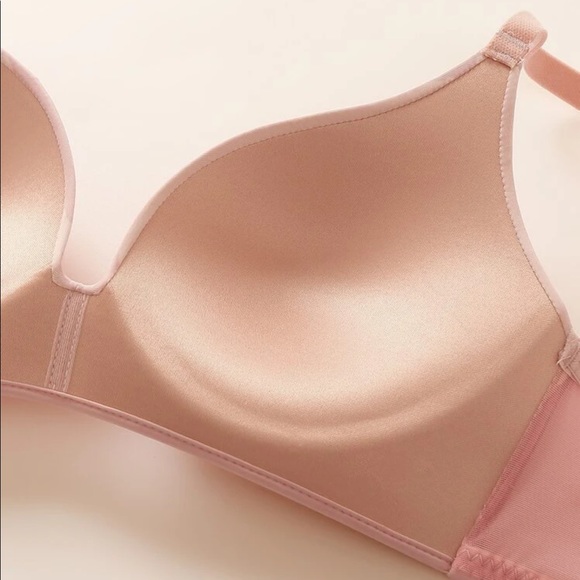 New SHEIN 3 Piece Bra (Maroon, Pink, and Black). No Underwire Pushup Bra 36C - Picture 2 of 5